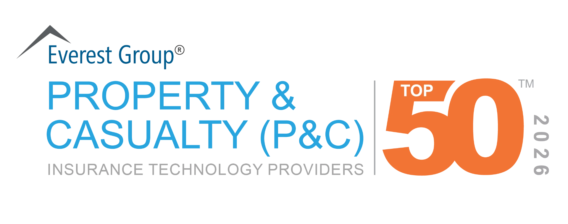 Everest Group Top 50 Property & Casualty Insurance Technology Providers 2026