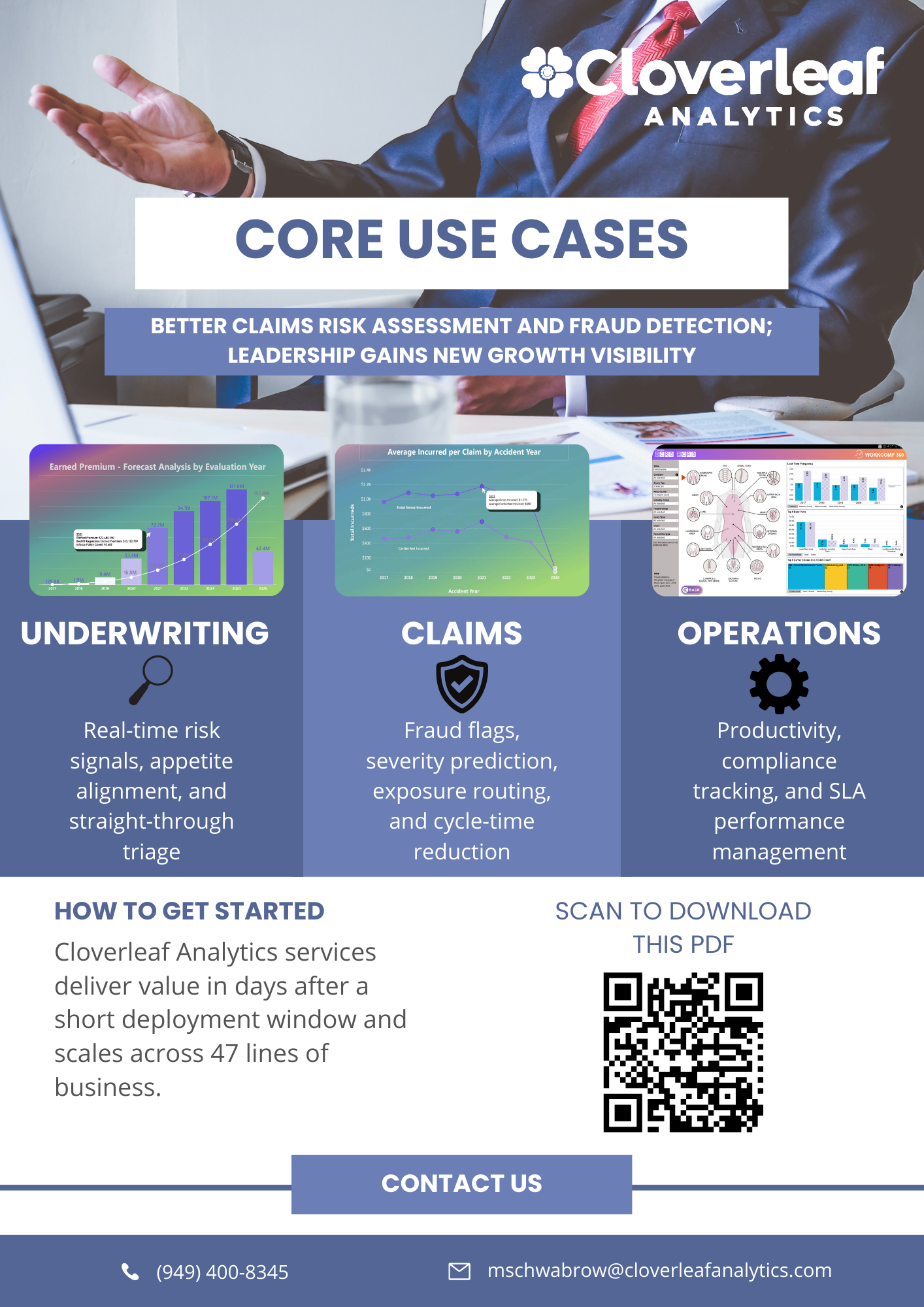 Cloverleaf Analytics 2025 Sales Brochure FINAL